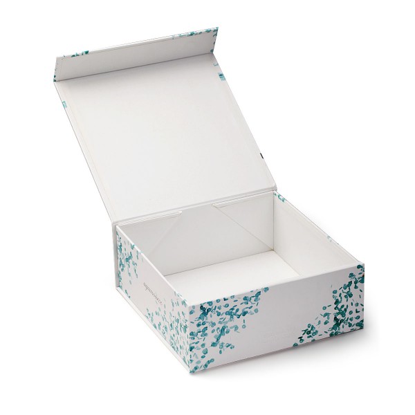 Handcraft Collapsible Paper Box With Blister Tray For Cosmetic Packaging