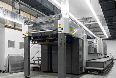 Our paper tube manufacturing factory floor in Foshan, China