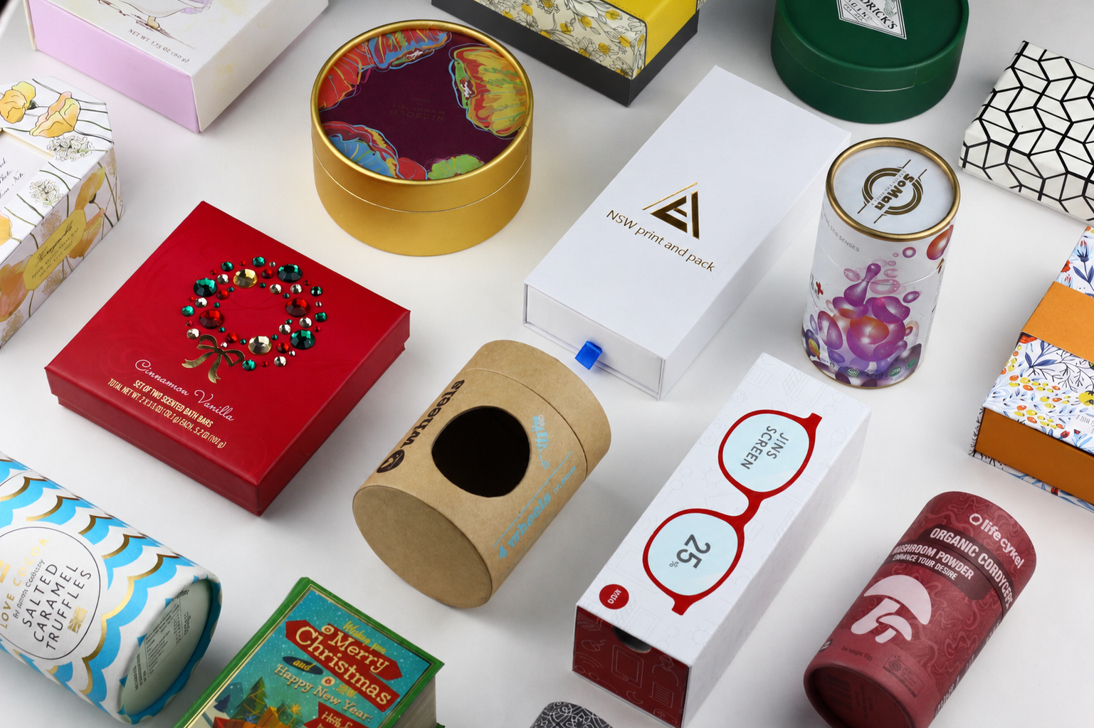 Premium custom paper packaging boxes