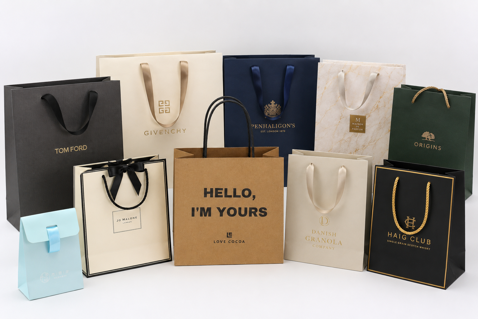 Custom paper bags